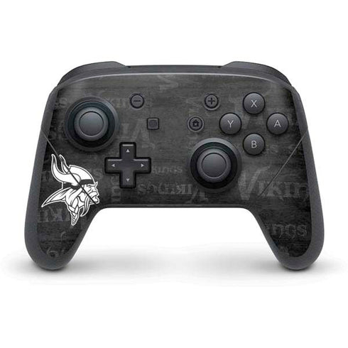 NFL Minnesota Vikings Black & White Nintendo Skins