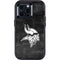 NFL Minnesota Vikings Black & White Otterbox Defender iPhone Skin