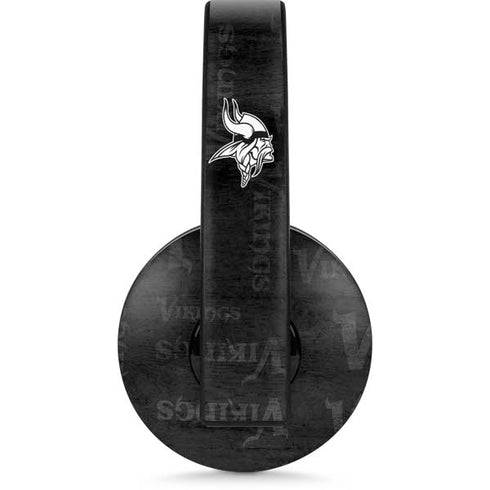 NFL Minnesota Vikings Black & White PlayStation 4 Gold Wireless Headset Skin