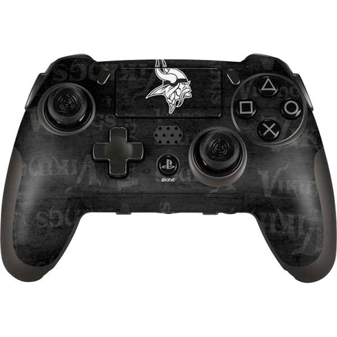 NFL Minnesota Vikings Black & White PlayStation Scuf Vantage 2 Controller Skin