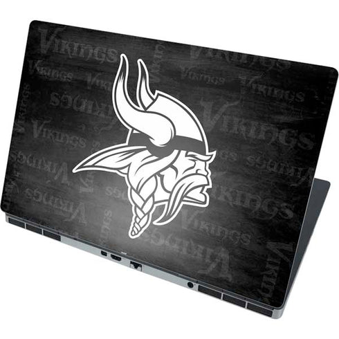 NFL Minnesota Vikings Black & White Dell Precision Skin
