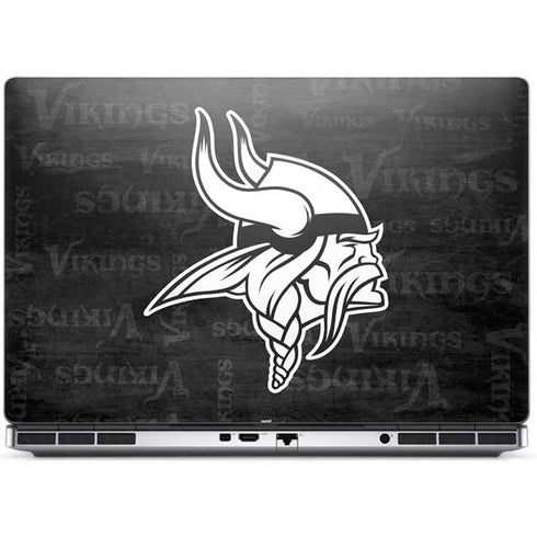 NFL Minnesota Vikings Black & White Dell Precision Skin