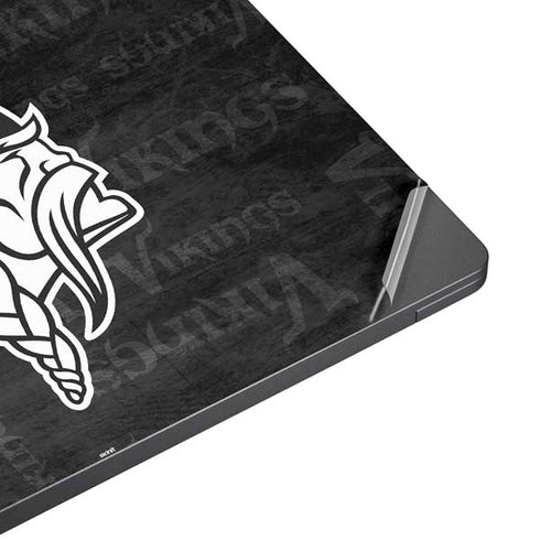 NFL Minnesota Vikings Black & White Surface Laptop 7 13.8in Skin