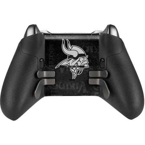 NFL Minnesota Vikings Black & White Xbox Elite Wireless Controller Series 2 Skin