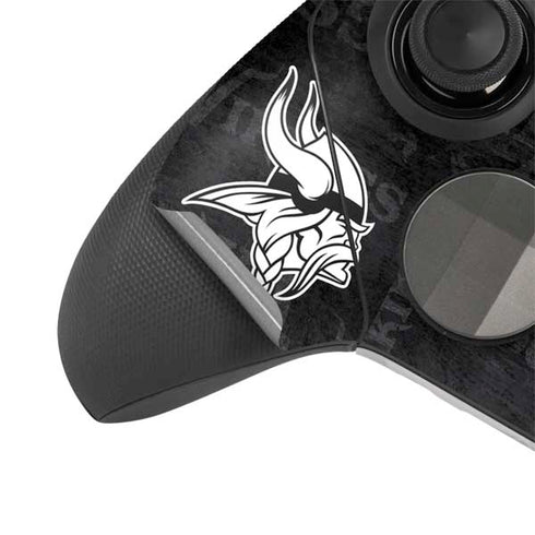 NFL Minnesota Vikings Black & White Xbox Elite Wireless Controller Series 2 Skin