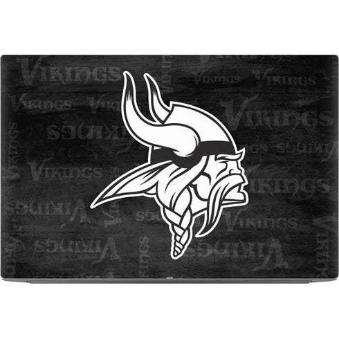 NFL Minnesota Vikings Black & White Dell XPS Skin