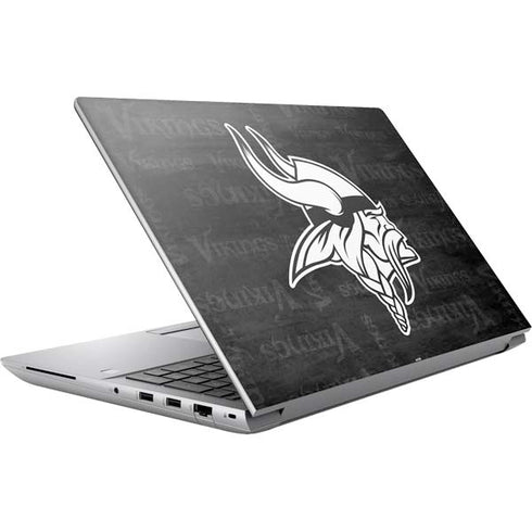NFL Minnesota Vikings Black & White HP ZBook Fury 16 G10 Skin