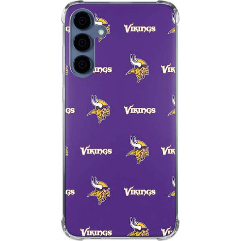 NFL Minnesota Vikings Blitz Series Galaxy A55 5G Clear Case