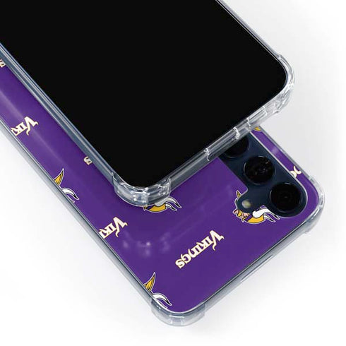 NFL Minnesota Vikings Blitz Series Galaxy A55 5G Clear Case