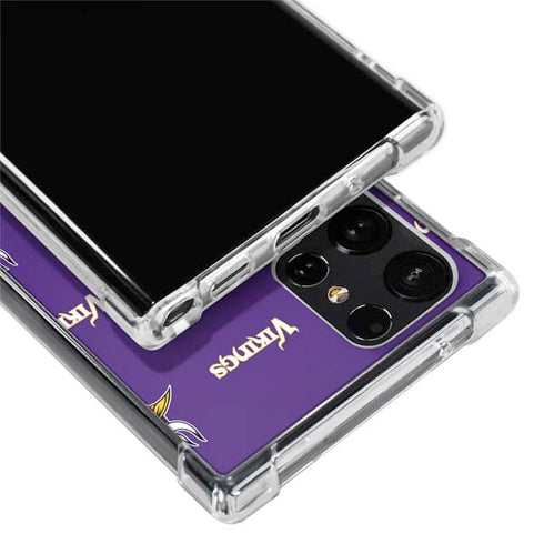 NFL Minnesota Vikings Blitz Series Galaxy S23 Ultra Clear Case
