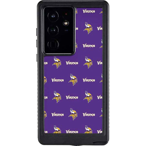 NFL Minnesota Vikings Blitz Series Galaxy S24 Ultra Waterproof Case