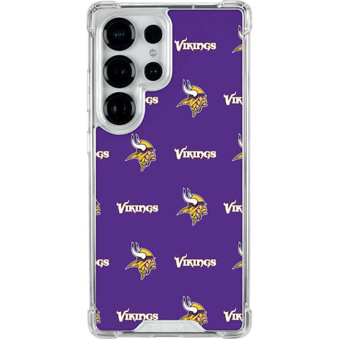 NFL Minnesota Vikings Blitz Series Galaxy S25 Ultra Clear Case