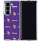 NFL Minnesota Vikings Blitz Series Galaxy Z Fold5 5G Clear Case