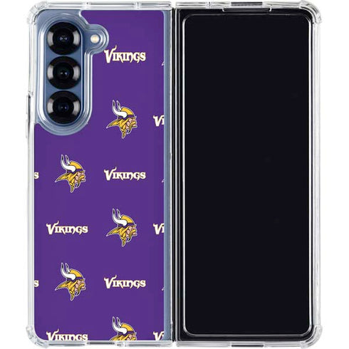 NFL Minnesota Vikings Blitz Series Galaxy Z Fold6 Clear Case
