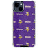 NFL Minnesota Vikings Blitz Series iPhone 15 Clear Case