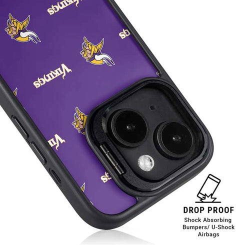 NFL Minnesota Vikings Blitz Series iPhone 15 Kickstand Case