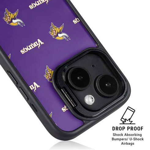 NFL Minnesota Vikings Blitz Series iPhone 15 Plus Kickstand Case