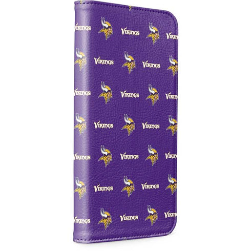 NFL Minnesota Vikings Blitz Series iPhone 15 Pro Folio Case