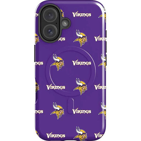 NFL Minnesota Vikings Blitz Series iPhone 16 Magsafe Impact Case