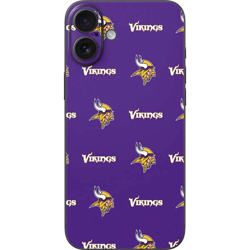 NFL Minnesota Vikings Blitz Series iPhone 16 Plus Skin