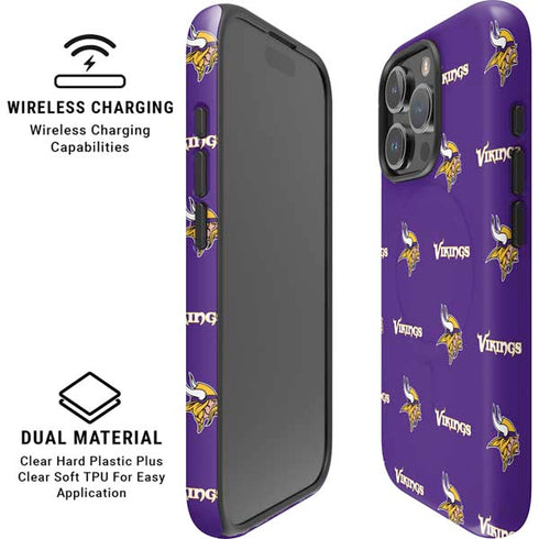 NFL Minnesota Vikings Blitz Series iPhone 16 Pro Max Magsafe Impact Case