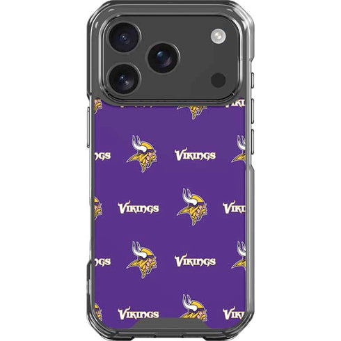 NFL Minnesota Vikings Blitz Series iPhone 18 Pro Clear Case