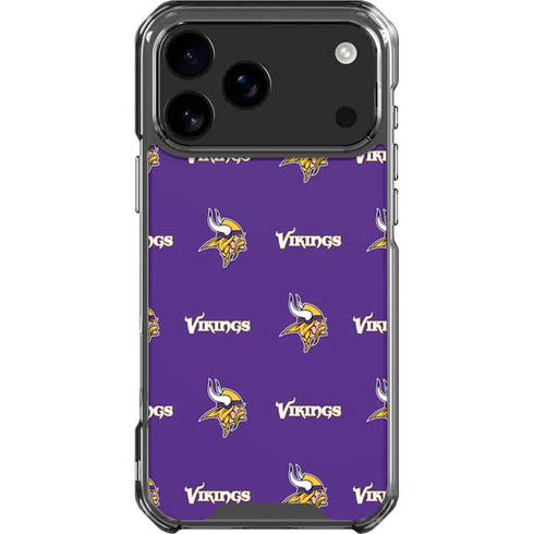 NFL Minnesota Vikings Blitz Series iPhone 18 Pro Max Clear Case