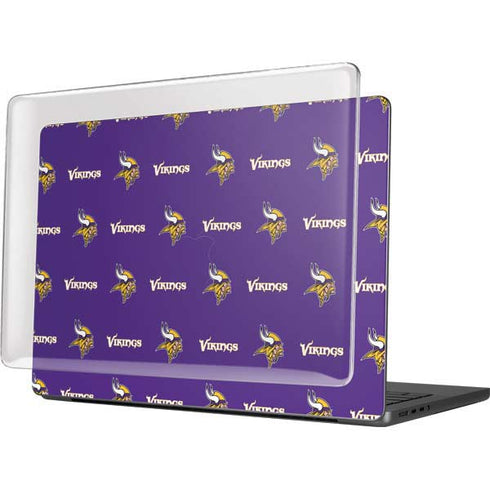 NFL Minnesota Vikings Blitz Series MacBook Pro 14in (2021-24) Case plus Skin