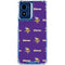 NFL Minnesota Vikings Blitz Series Moto G 5G (2024) Clear Case