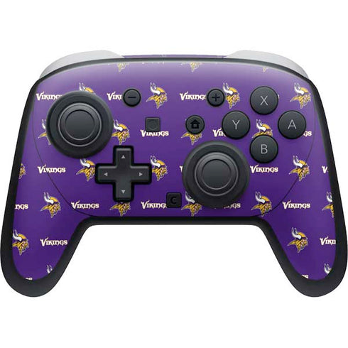 NFL Minnesota Vikings Blitz Series Nintendo Switch 2 (2025) Pro Controller Skin