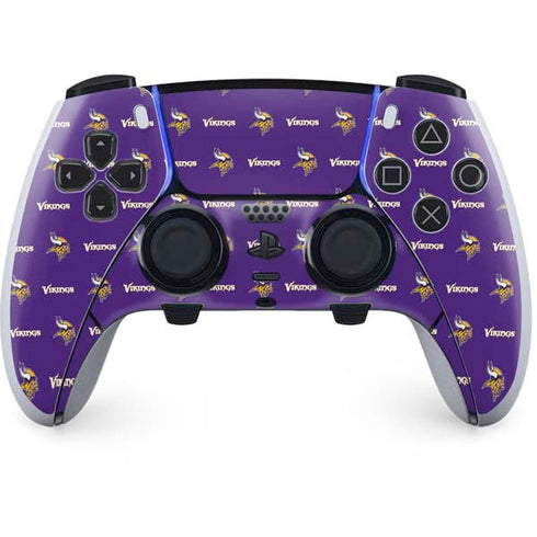 NFL Minnesota Vikings Blitz Series PS5 DualSense Edge Pro Controller Skin