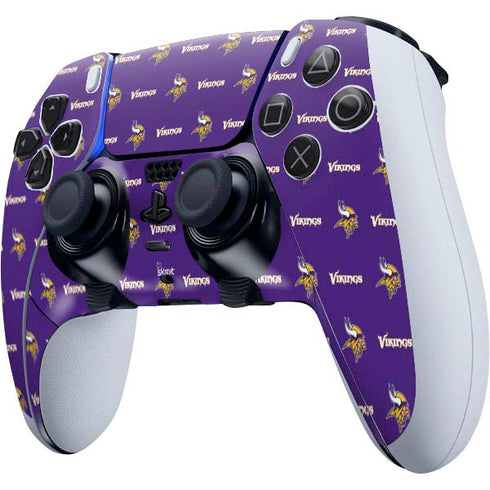 NFL Minnesota Vikings Blitz Series PS5 DualSense Edge Pro Controller Skin