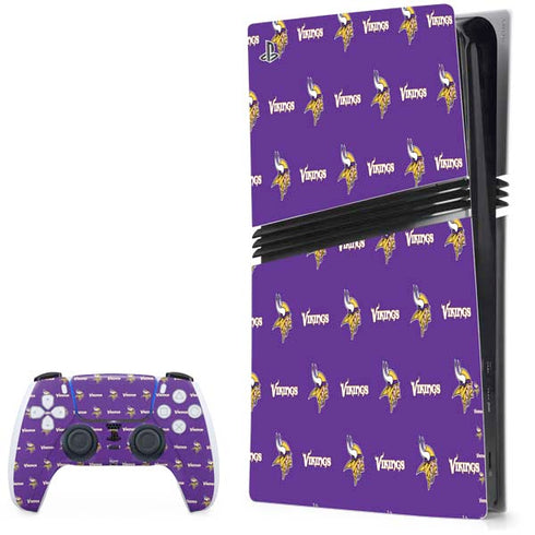NFL Minnesota Vikings Blitz Series PS5 Pro Bundle Skin