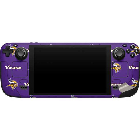NFL Minnesota Vikings Blitz Series Steam Deck Handheld Gaming Computer Skin