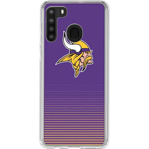 NFL Minnesota Vikings Breakaway Galaxy A21 Clear Case