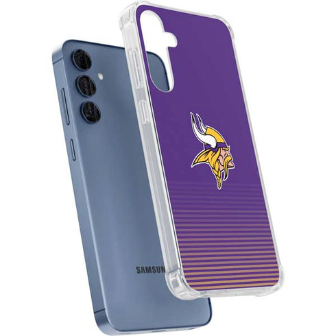 NFL Minnesota Vikings Breakaway Galaxy A35 5G Clear Case