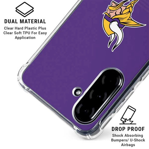 NFL Minnesota Vikings Breakaway Galaxy A36 5G Clear Case