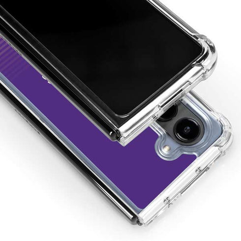 NFL Minnesota Vikings Breakaway Galaxy Z Fold5 5G Clear Case
