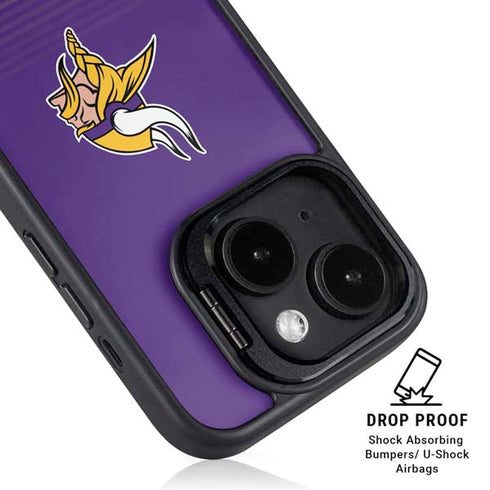 NFL Minnesota Vikings Breakaway iPhone 14 Kickstand Case