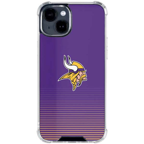 NFL Minnesota Vikings Breakaway iPhone 15 Clear Case