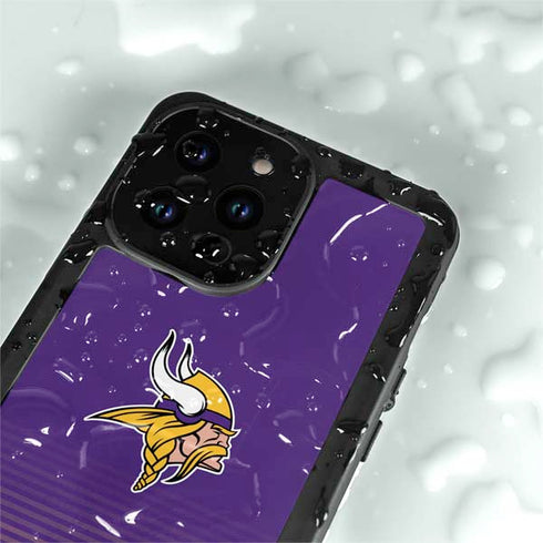 NFL Minnesota Vikings Breakaway iPhone 15 Pro Waterproof Case
