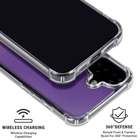 NFL Minnesota Vikings Breakaway iPhone 16 Clear Case