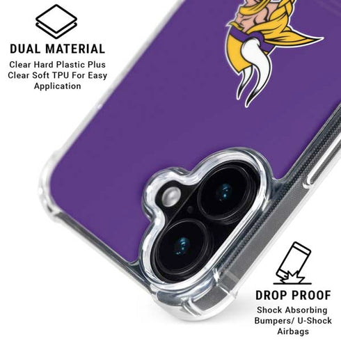 NFL Minnesota Vikings Breakaway iPhone 16 MagSafe Case