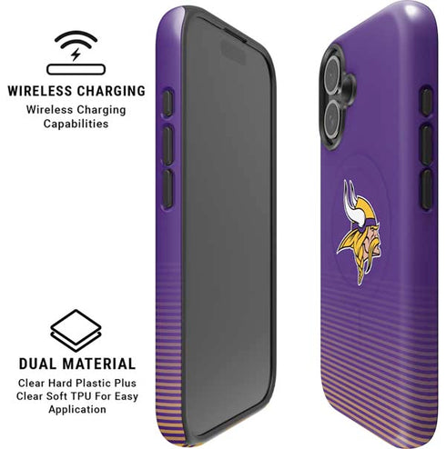 NFL Minnesota Vikings Breakaway iPhone 16 Magsafe Impact Case