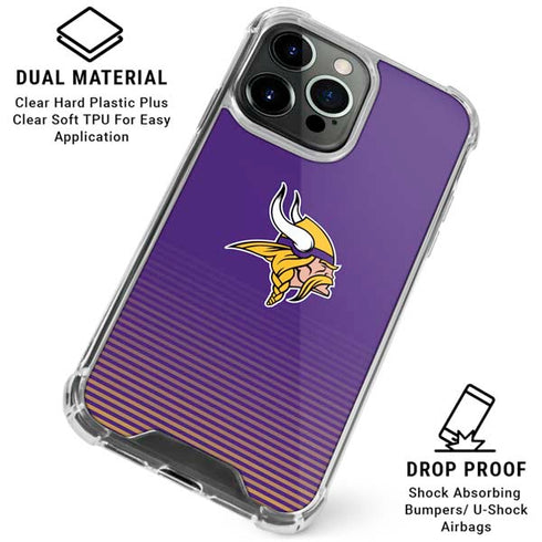 NFL Minnesota Vikings Breakaway iPhone 16 Pro Clear Case