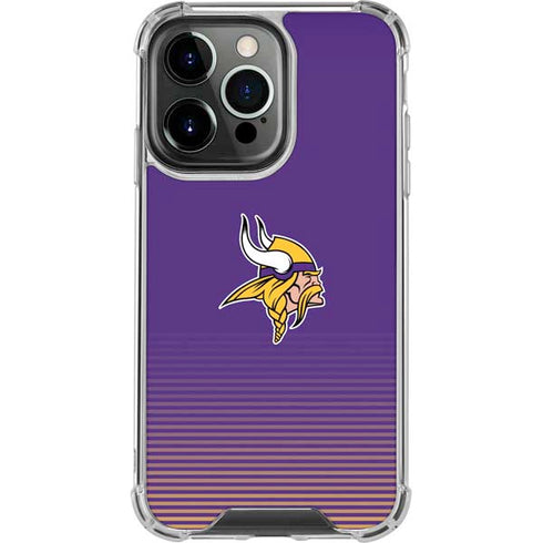 NFL Minnesota Vikings Breakaway iPhone 16 Pro Max Clear Case