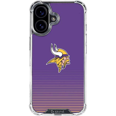NFL Minnesota Vikings Breakaway iPhone 17 Clear Case
