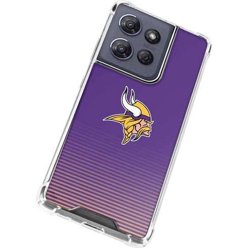 NFL Minnesota Vikings Breakaway Moto G 5G (2025) Clear Case