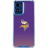 NFL Minnesota Vikings Breakaway Moto G 5G (2024) Clear Case