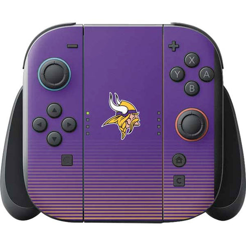NFL Minnesota Vikings Breakaway Nintendo Switch 2 (2025) with Joy-Con Skin
